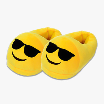 Cool Shade Emoji Slippers Warm & Comfortable