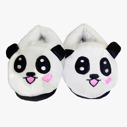 Kids Panda Emoji Slippers Warm & Comfortable
