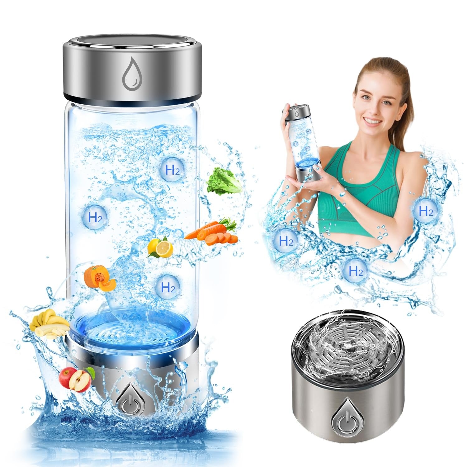 HydrGlow Water Bottle