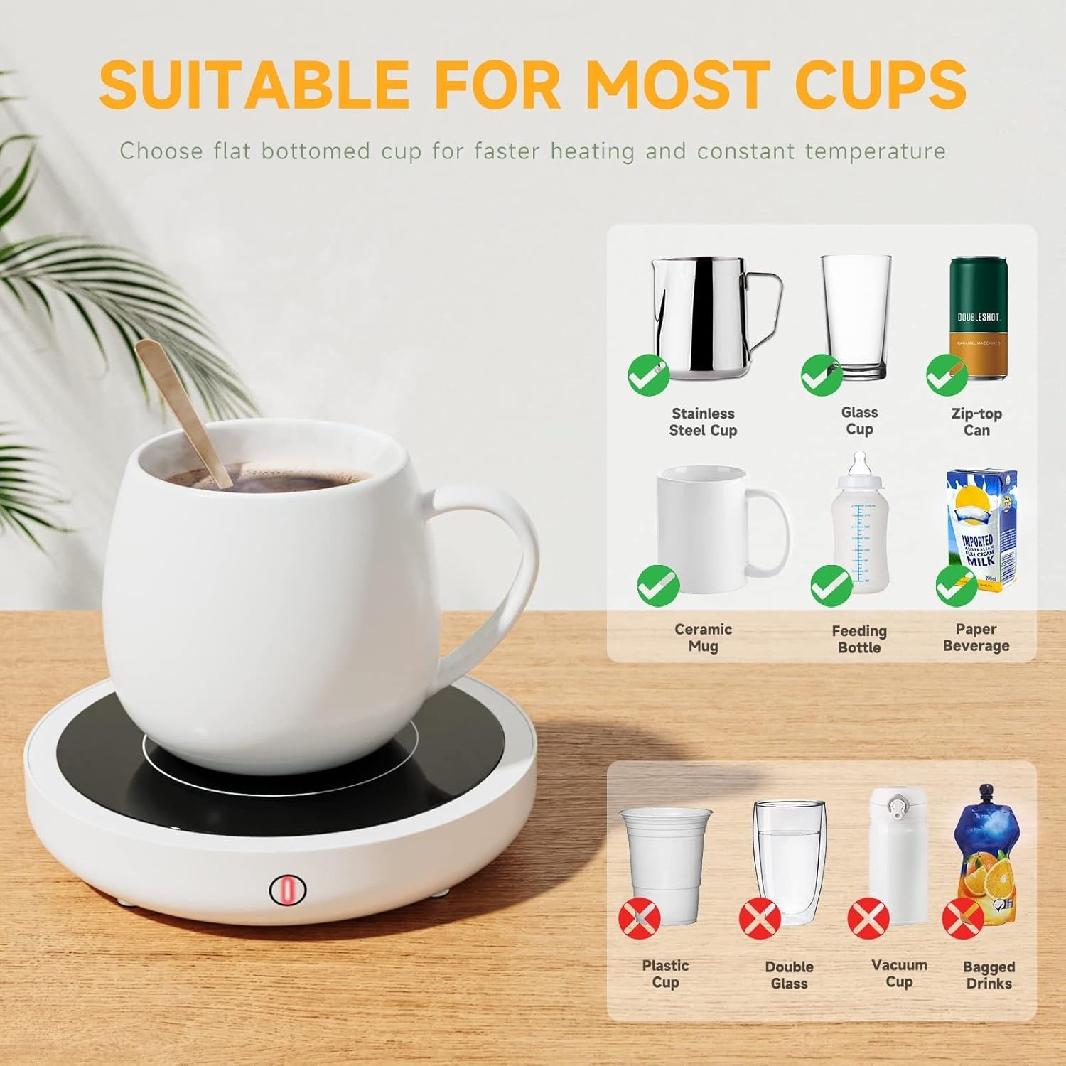 Portable HotSip Mug Warmer