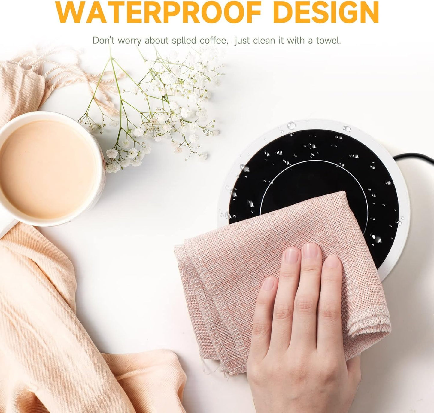 Portable HotSip Mug Warmer