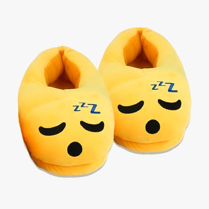 Kids Sleepy Emoji Slippers Warm & Comfortable