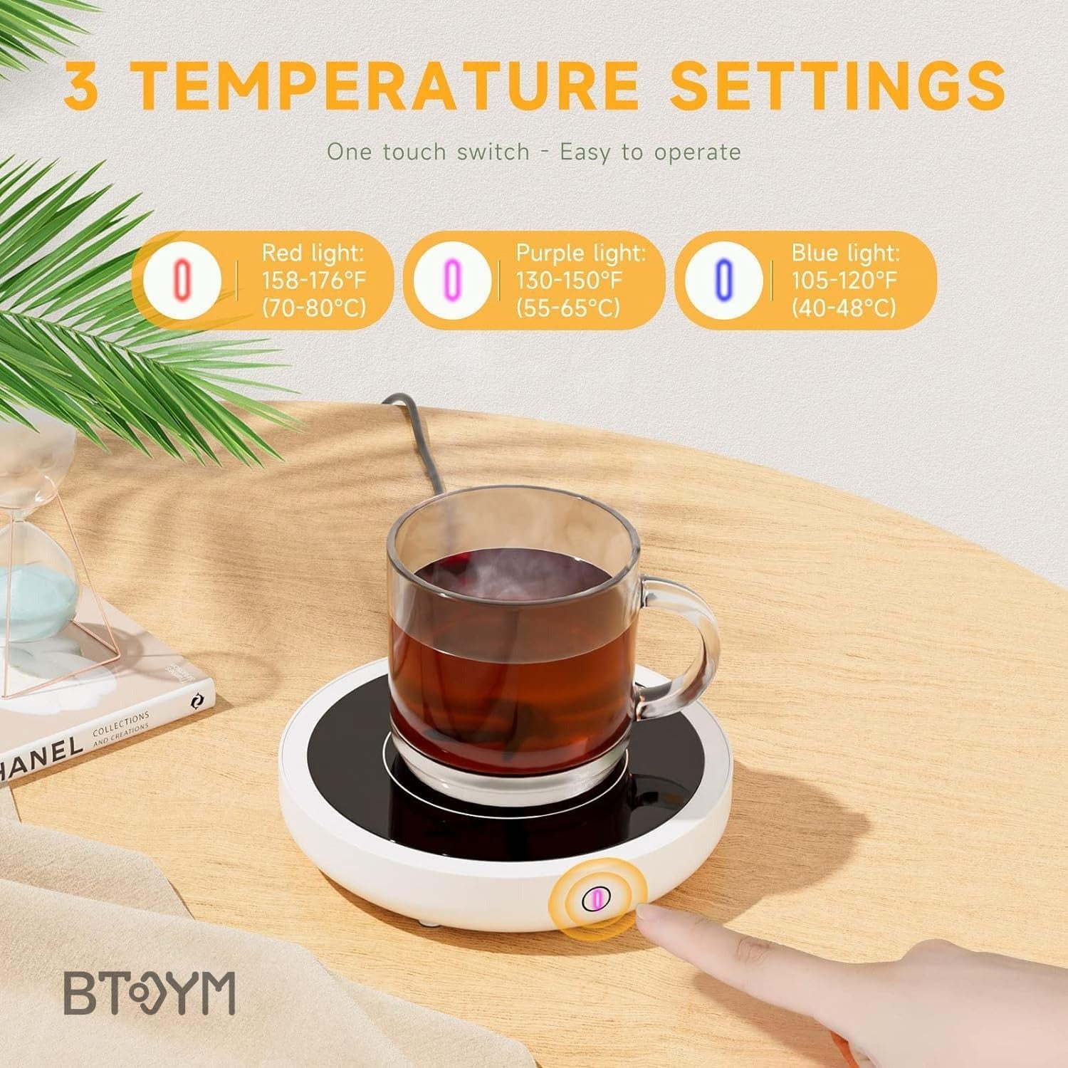 Portable HotSip Mug Warmer