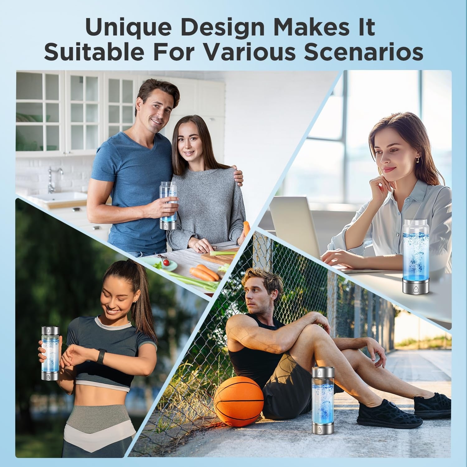 HydrGlow Water Bottle