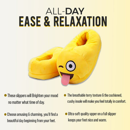 Emoji Slippers, New women fashion footwear, footwear, comfortable shoes, emoji design, women shoes, famous as Carpet shoes, comfortable, Women slipper, trending fashion