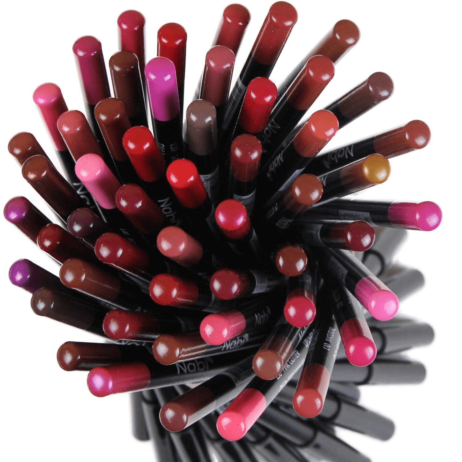 Beauty Spot 12 Colors Nabi Retractable Waterproof Lip Liner Set