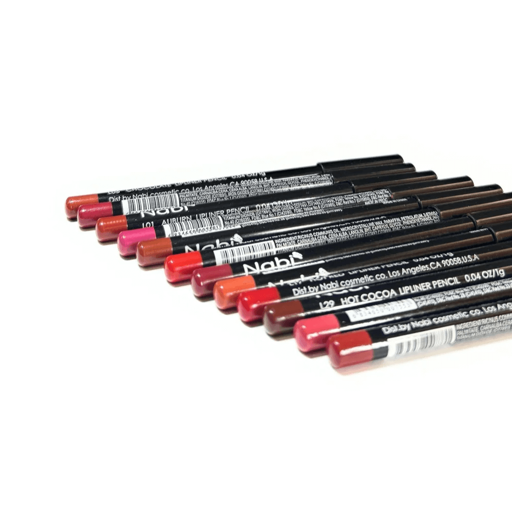 Beauty Spot 12 Colors Nabi Retractable Waterproof Lip Liner Set
